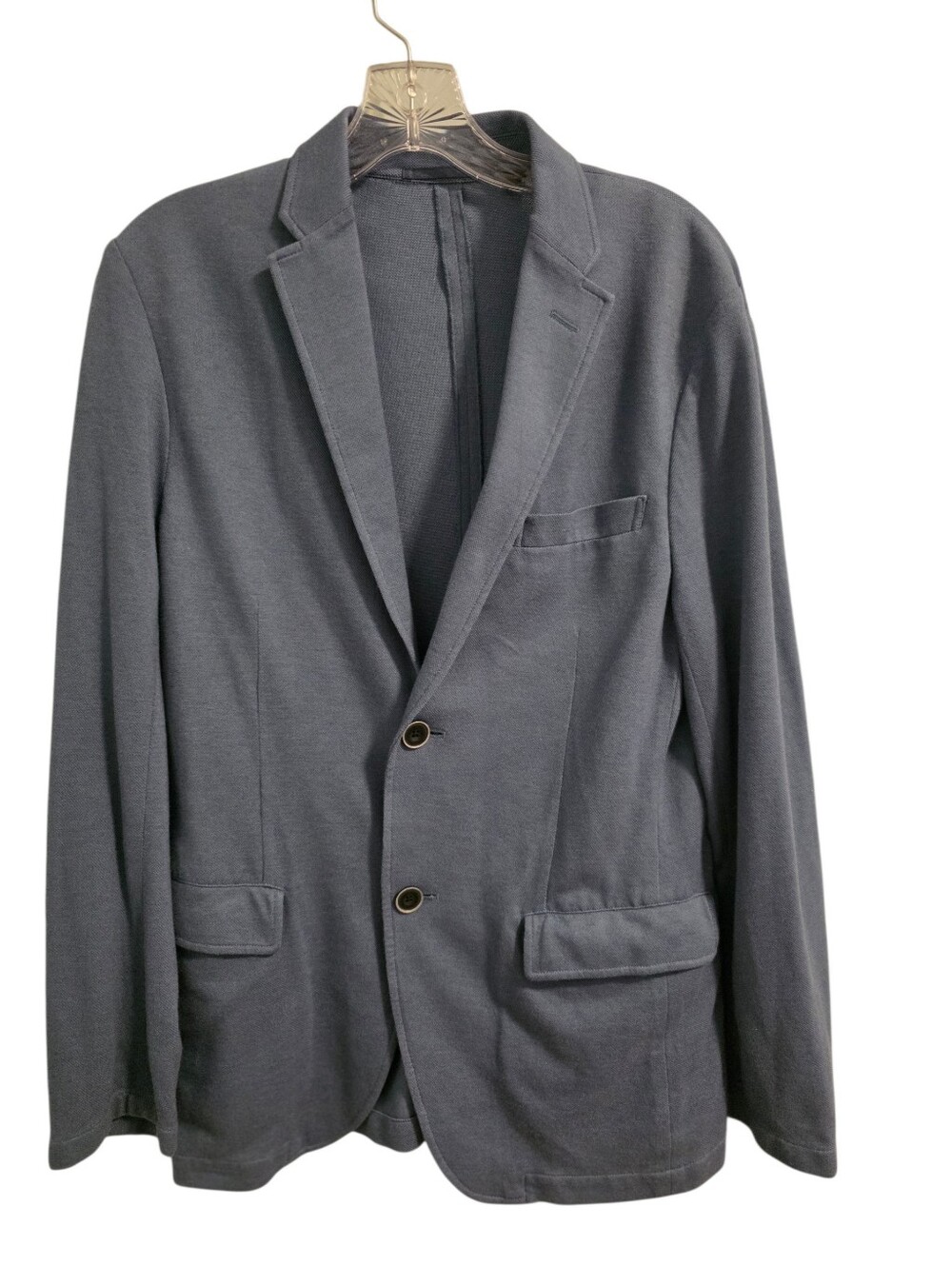 Uniqlo Soft Blue Double Button Blazer With Pockets Sz XS Academia